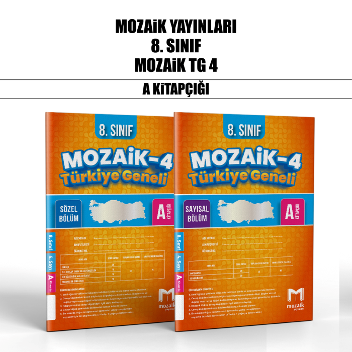 MOZAİK 08.SINIF TÜRKİYE GENELİ SAY/SÖZ 4-A -25-26